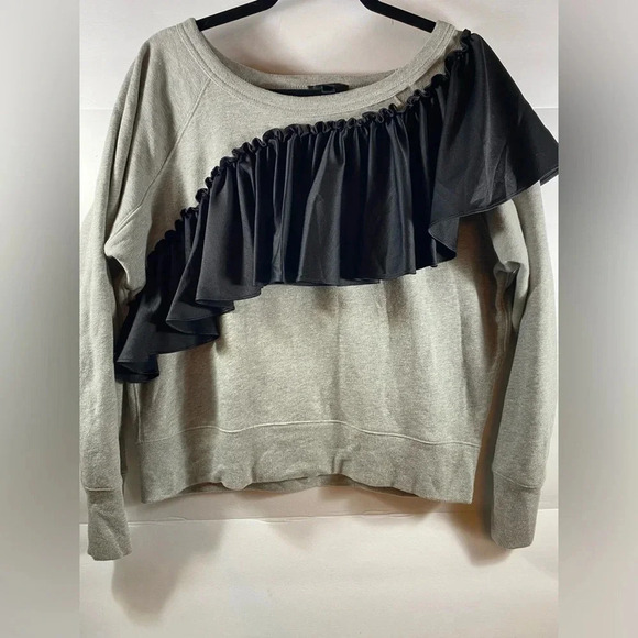 J. Crew Tops - J.Crew Gray Sweatshirt stylish casual weekend wear